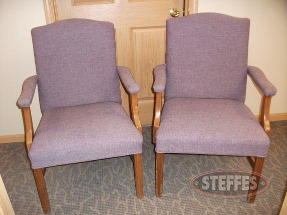2 High Back Reception Chairs